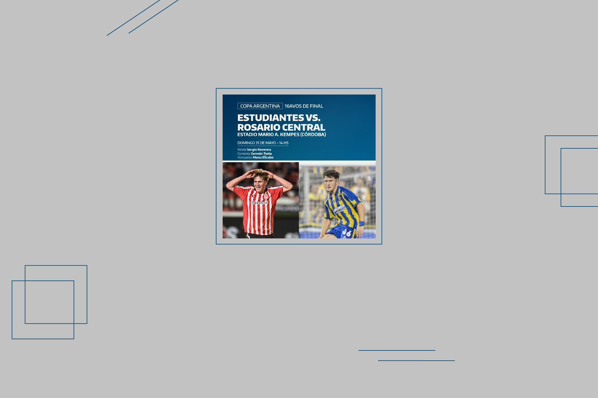 ESTUDIANTES VS ROSARIO CENTRAL
