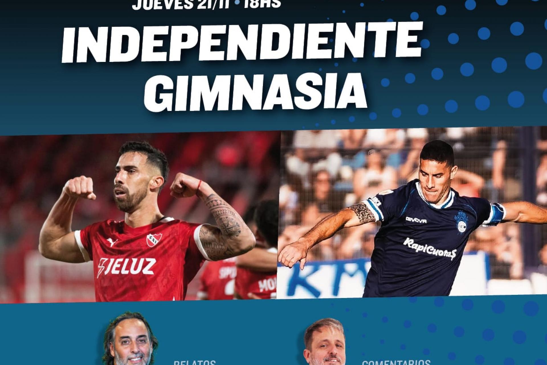 INDEPENDIENTE VS GIMNASIA