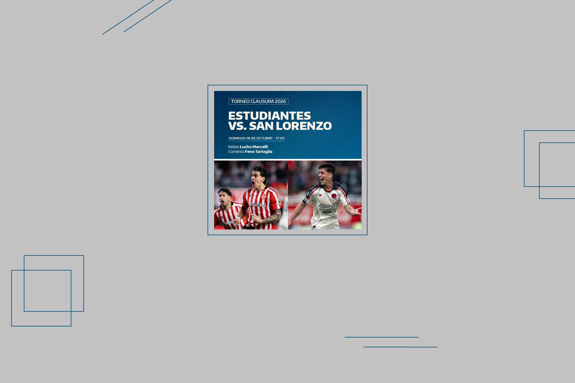 ESTUDIANTES VS SAN LORENZO
