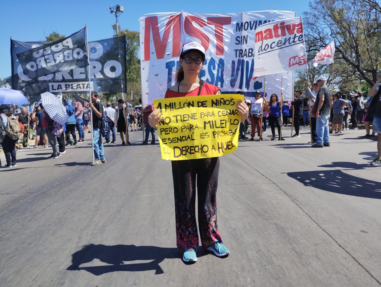 “TODOS LA ESTAMOS PASANDO MAL POR ESO NOS SUMAMOS A ESTE PARO NACIONAL”