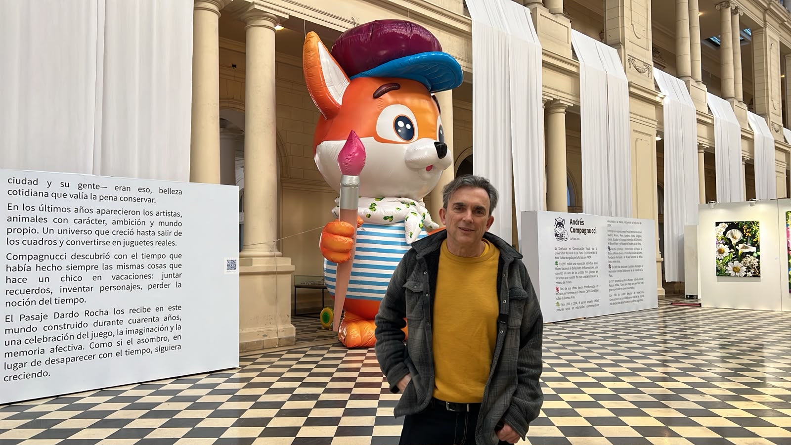 ANDRÉS COMPAGNUCCI: “NO SIENTO EL PINTAR COMO UN TRABAJO”