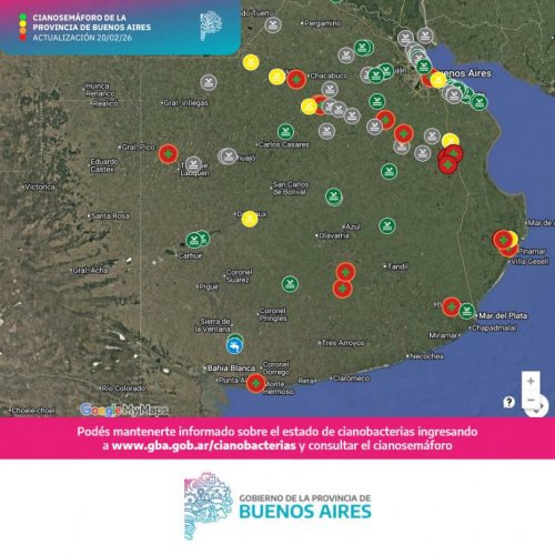 LA PROVINCIA IMPLEMENTÓ UN SISTEMA DE ALERTA POR CIANOBACTERIAS