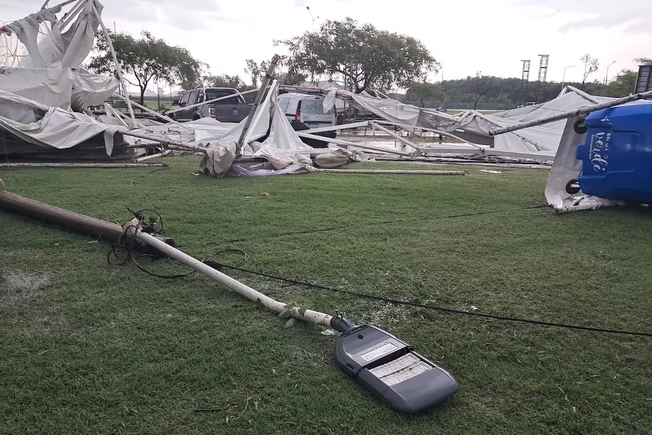 UN FUERTE TEMPORAL DEJÓ AL 80% DE LOS VECINOS DE BRAGADO SIN LUZ