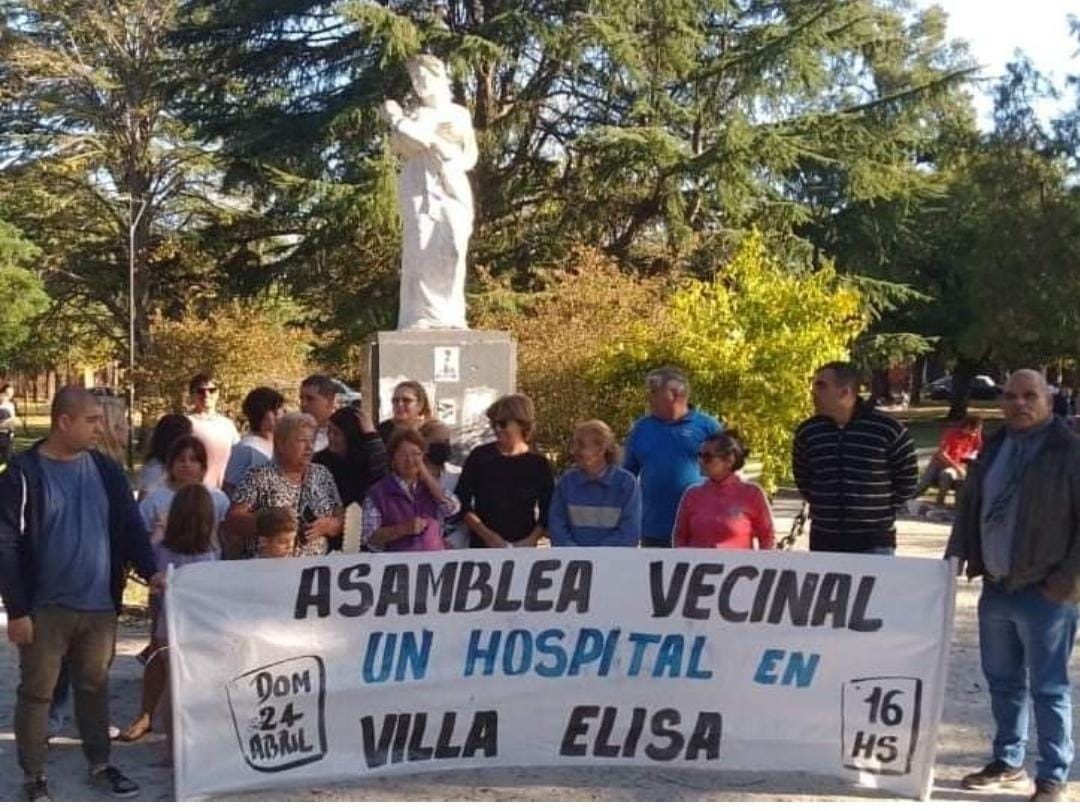 VECINOS DE VILLA ELISA PIDEN UN HOSPITAL